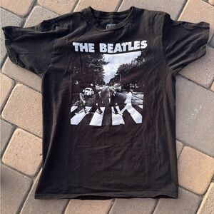 The Beatles Black Abbey Road T-Shirt
